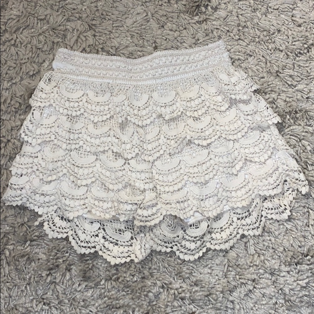 *SALE* Crochet/Lace Shorts Size S-M